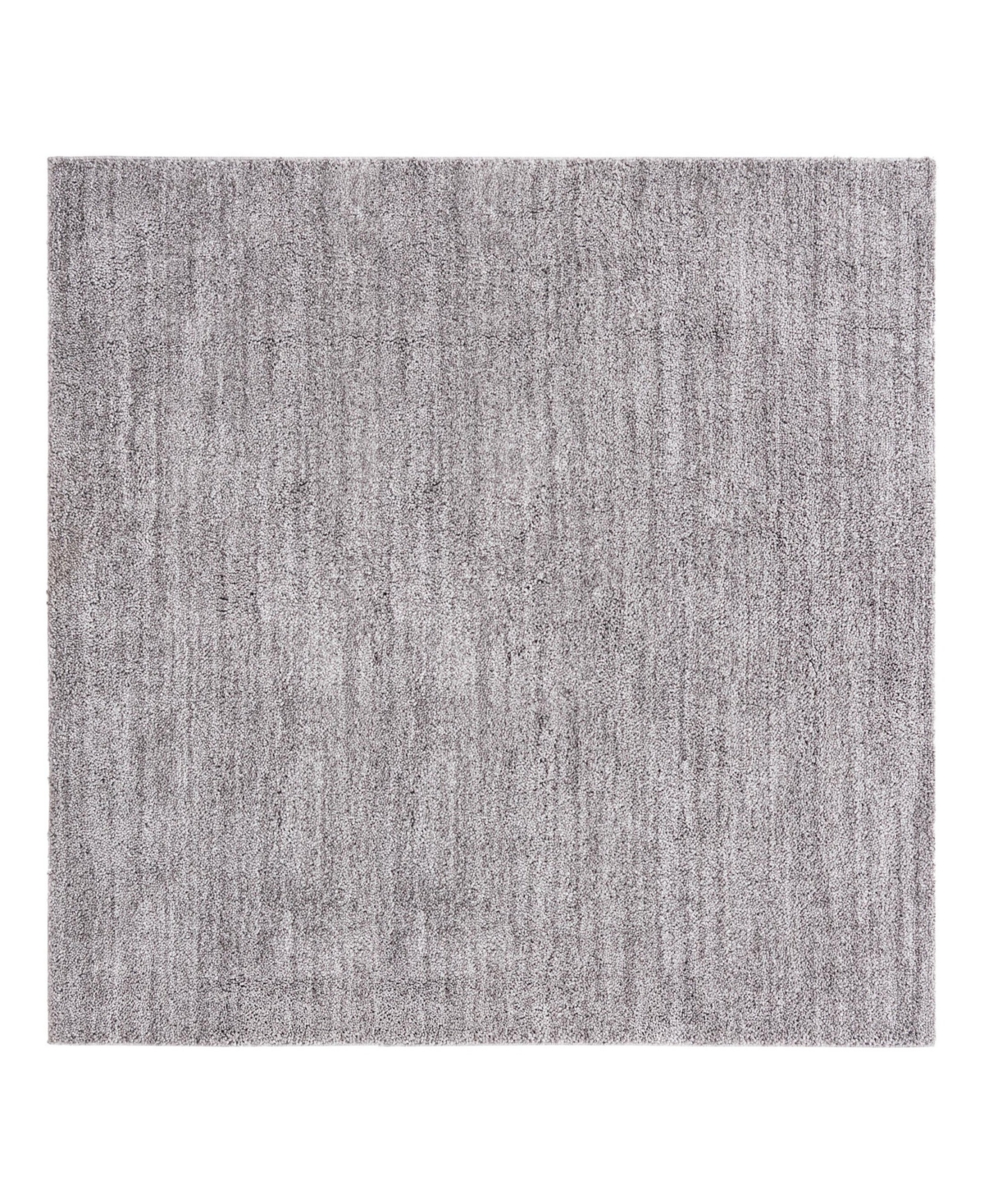 Jill Zarin Shaggy Chic Shaggy 7'10in x 7'10in Square Area Rug - Charcoal