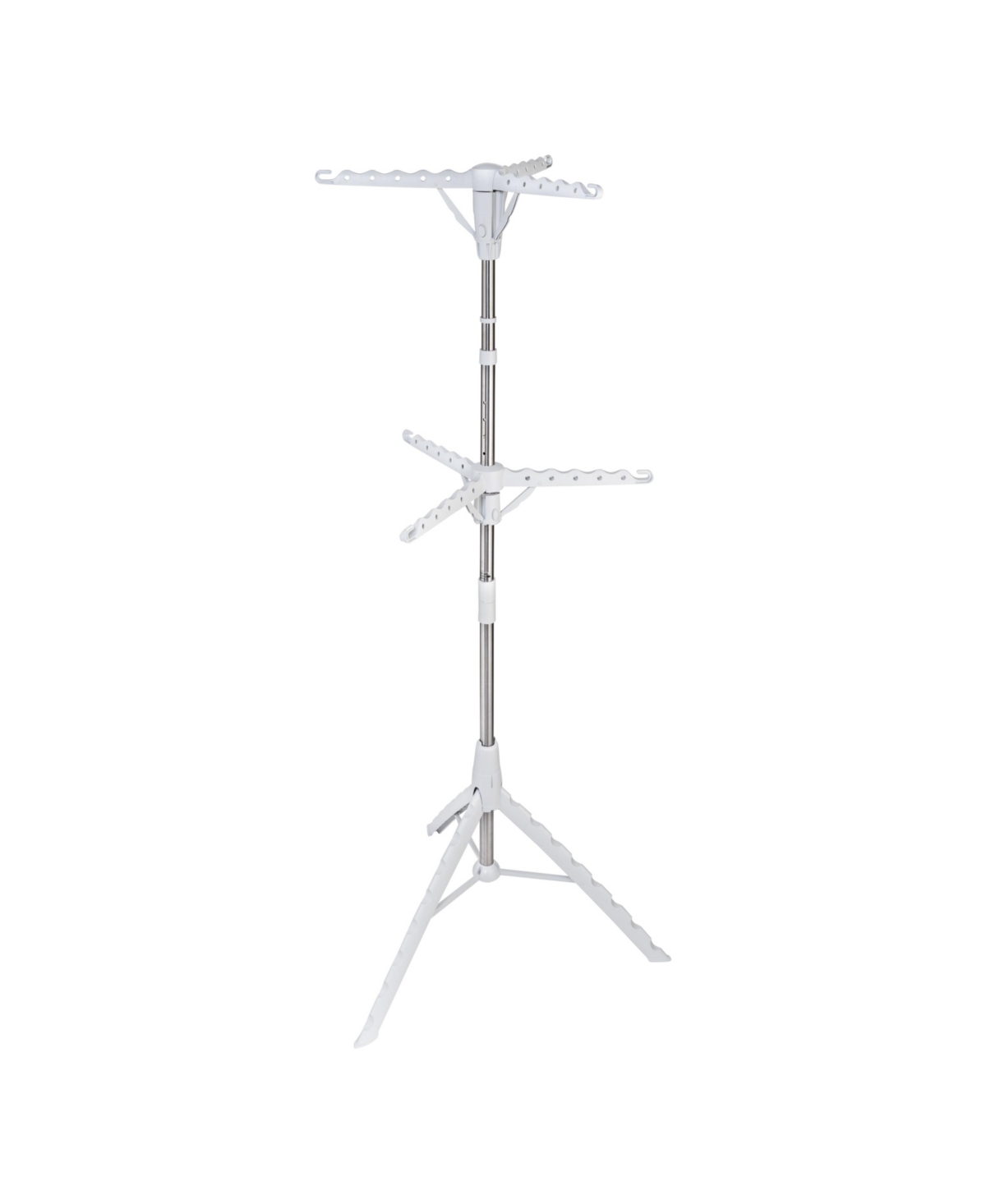 Tripod 2 Tier Clothes Drying Rack - White