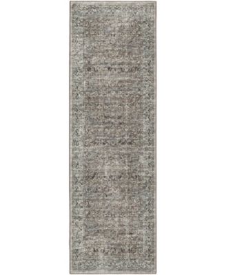 Jericho Washable JC10 2'6" x 10' Runner Area Rug