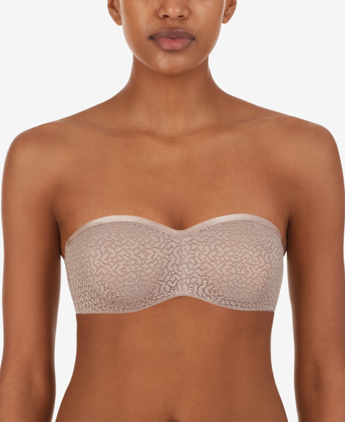 Modern Lace Unlined Strapless Bra DK4025 - Champagne