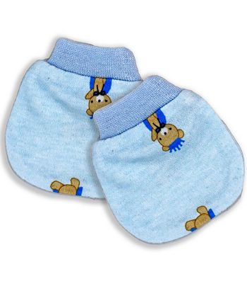 Rock-A-Bye Baby Boutique Baby Boys Crowned Bear Layette Gift in Mesh ...