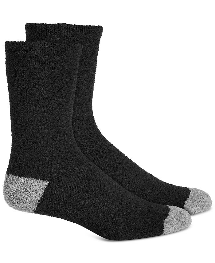 Sun + Stone Men's Solid Cozy Socks, Created for Macy's Macy's
