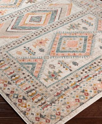 Ankara AKR-2336 Pink-Beige Area Rug