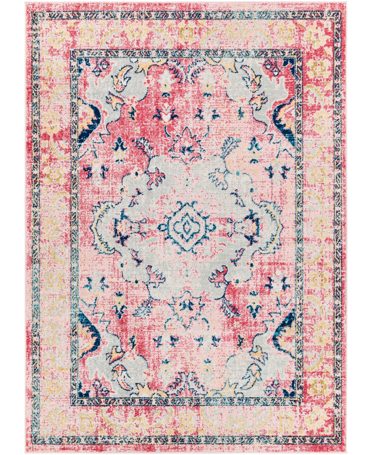 Surya Harput HAP11153 6'7in x 9' Area Rug - Rose