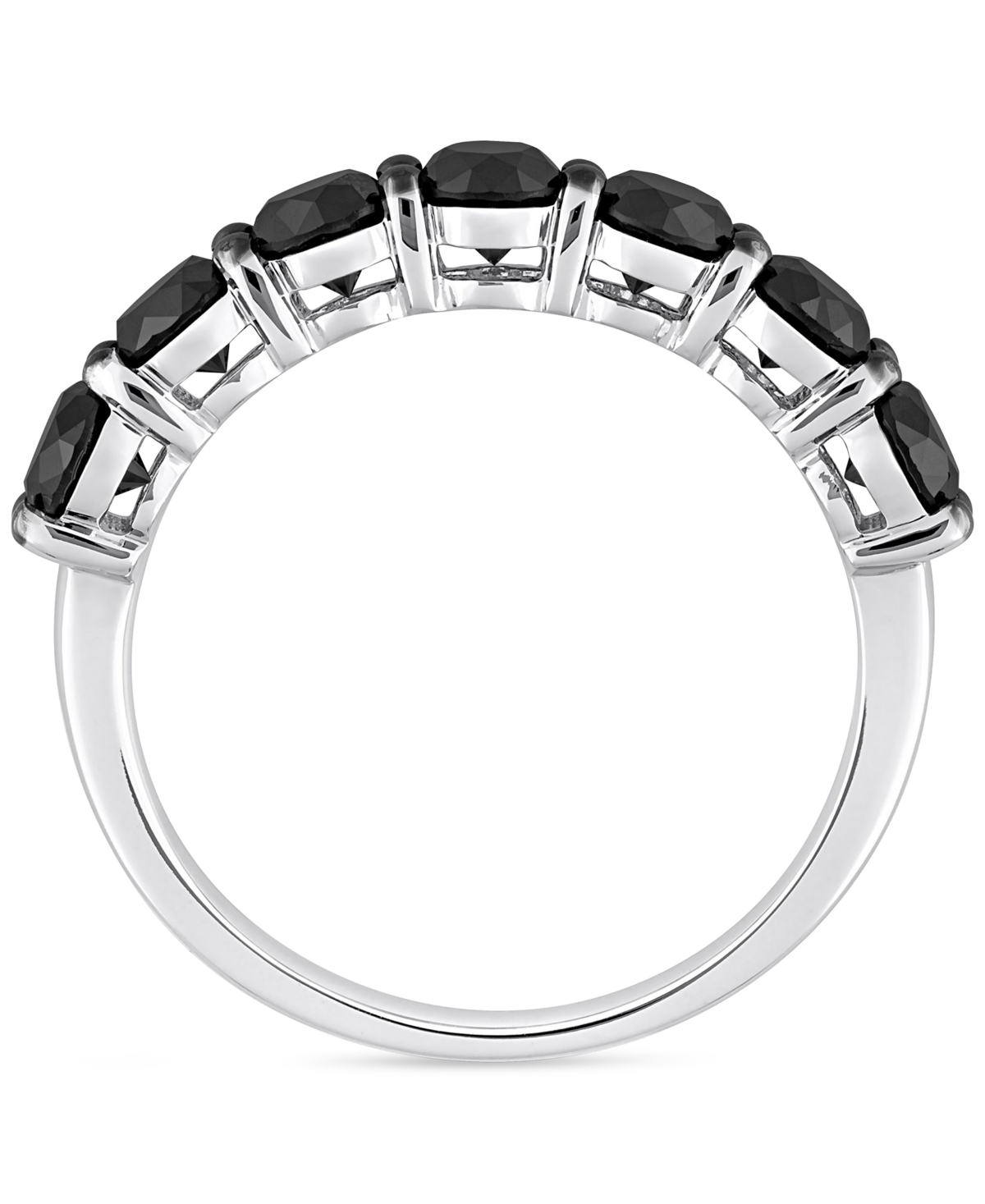 Black Diamond Anniversary Ring (1-3/4 ct. t.w.) in 10k White Gold - 10K White Gold