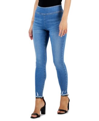 INC International Concepts Women's Pull-On Skinny Jeans, Created for ...