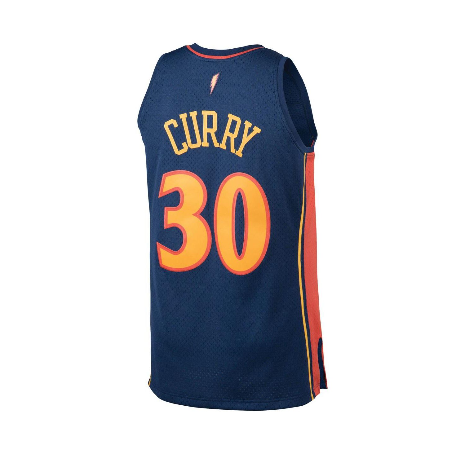Men's Stephen Curry Navy Golden State Warriors Big and Tall Hardwood Classics Jersey