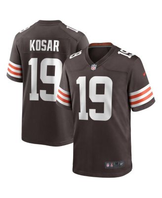 Men's Bernie Kosar Brown Cleveland Browns Game Retired Player Jersey