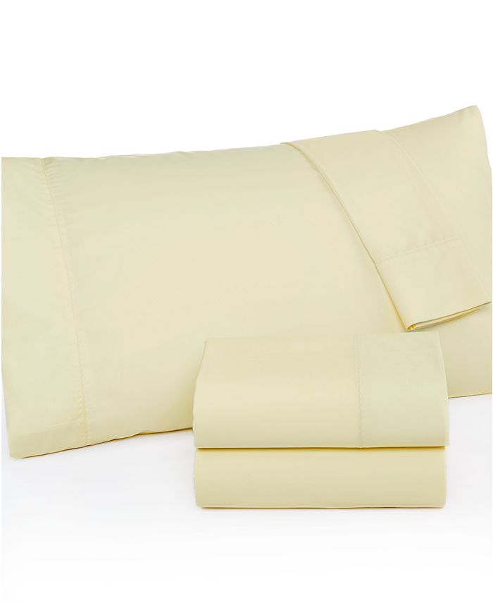 Martha Stewart Collection CLOSEOUT! 360 Thread Count Percale King Sheet ...
