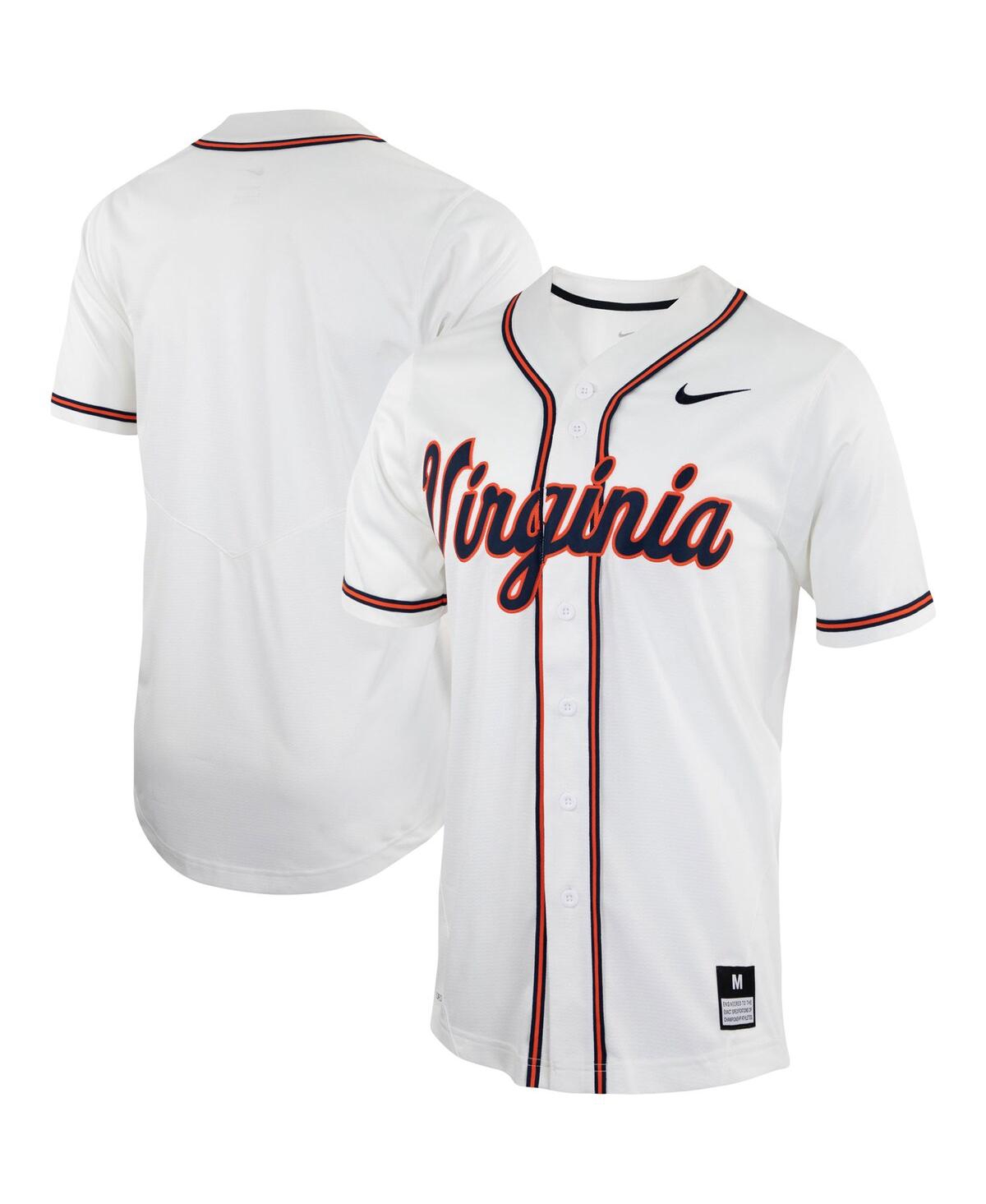 Men's NikeVirginia Cavaliers Replica Baseball Jersey - White