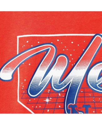 Big Girls Orange New York Mets Bleachers T-shirt