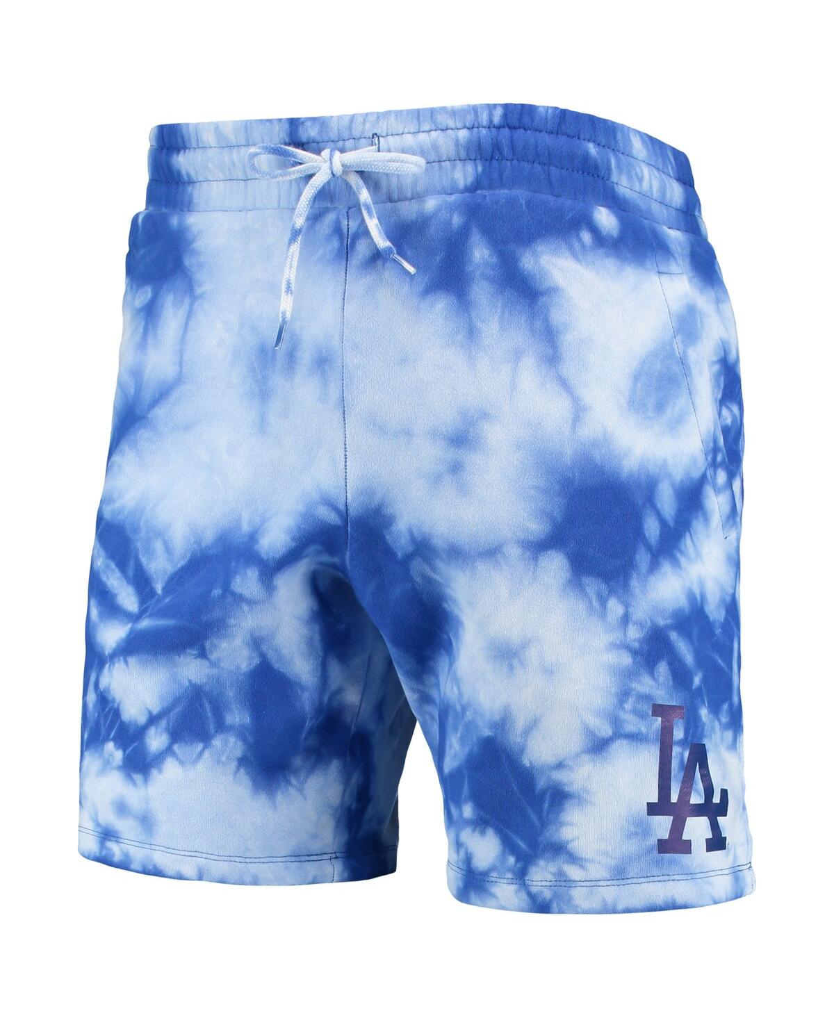 NEW ERA MEN'S NEW ERA ROYAL LOS ANGELES DODGERS TEAM DYE SHORTS 