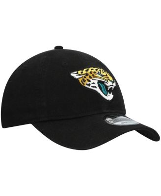 Men's Black Jacksonville Jaguars Logo Core Classic 2.0 9Twenty Adjustable Hat