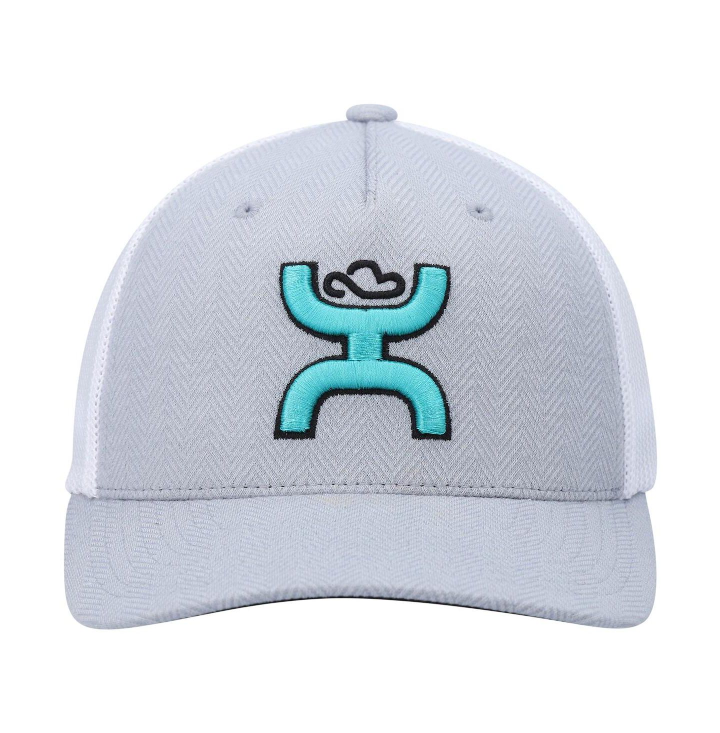 Мужская кепка Hooey Gray, White Coach Flex Hat — фото 3