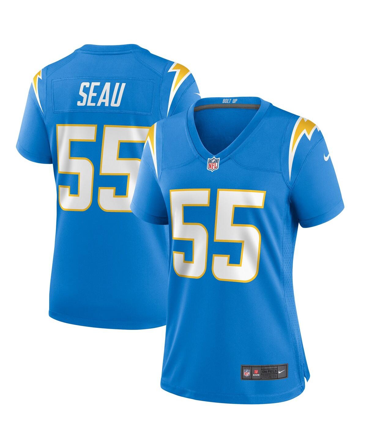Women's Nike Junior SeauLos Angeles Chargers Game Retired Player Jersey - Powder Blue