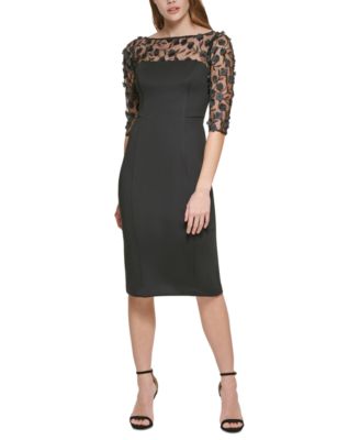 Eliza J - Women's Elbow Sleeve Sheath Dress