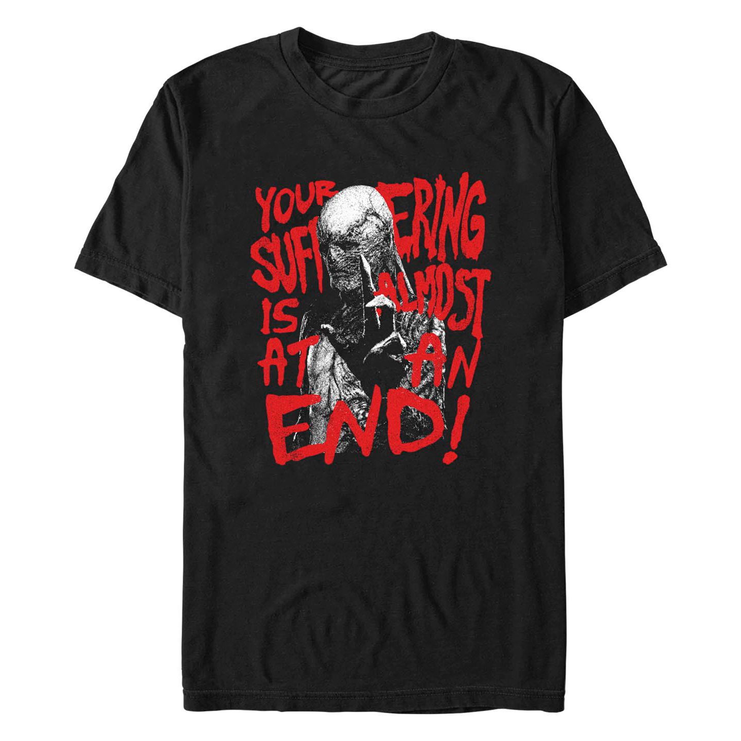 Мужская футболка Fifth Sun Stranger Things Suffer the Ender Short Sleeve, цвет: Чёрный — фото 1
