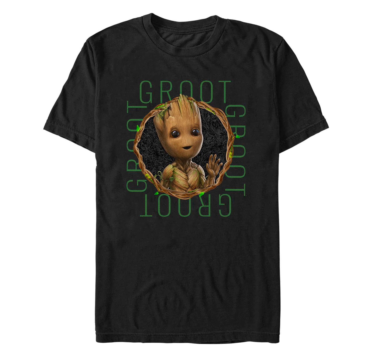 Men's Marvel Film I am Groot Focus Short Sleeve T-shirt
