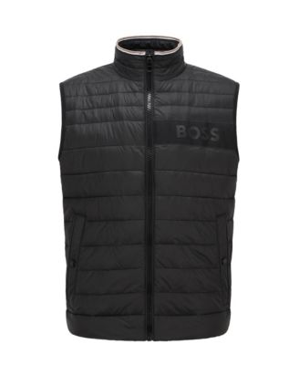 BOSS Men's Water-Repellent Padded Gilet