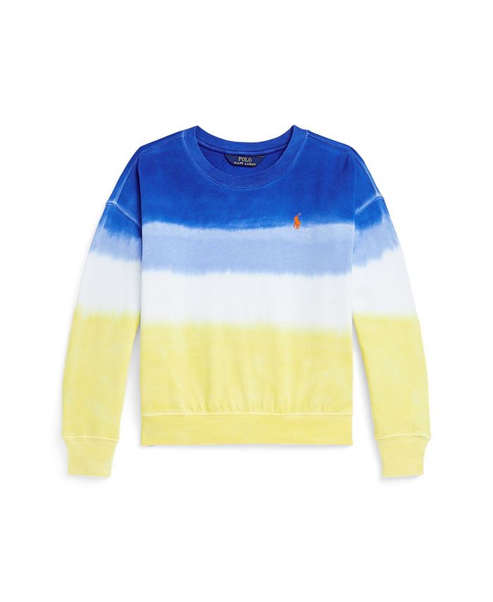 Polo Ralph Lauren Big Girls Ombre Spa Terry Sweatshirt & Reviews - Sweaters  - Kids - Macy's