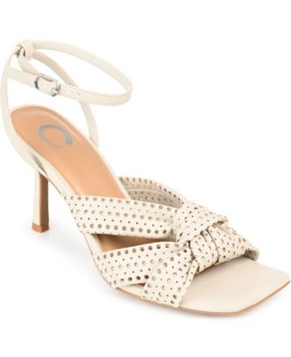 Journee Collection Women's Naommi Perforated Sandals - Macy's