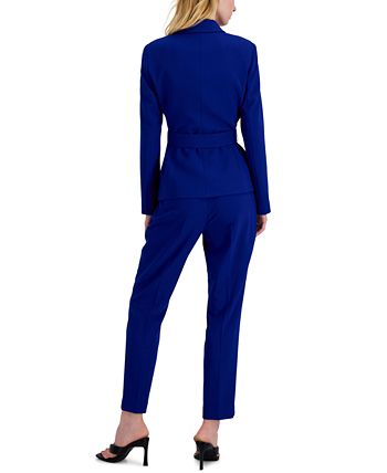 Tahari ASL Belted Pantsuit Macy s
