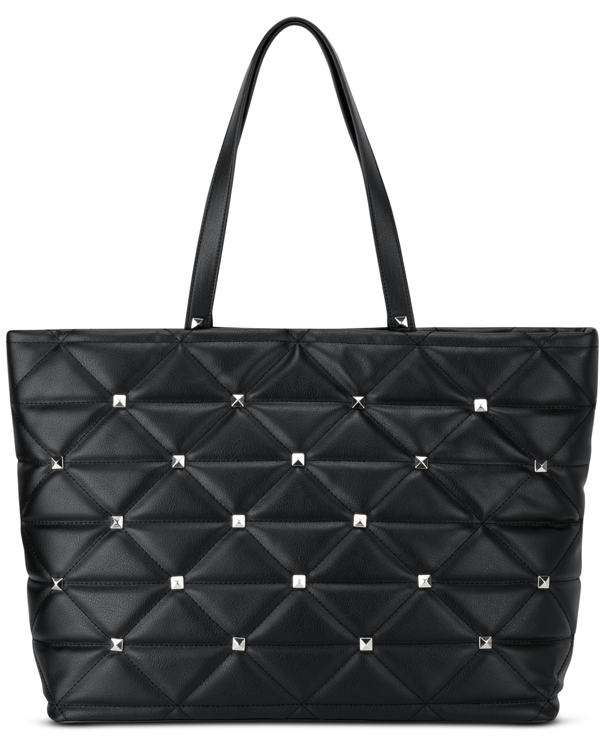 Inc International Concepts Michaelaa Quilted Tote, Created For Macy's In Black