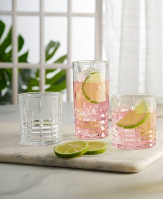 Eternal Night 4 - Piece 24oz. Glass Drinking Glass Glassware Set