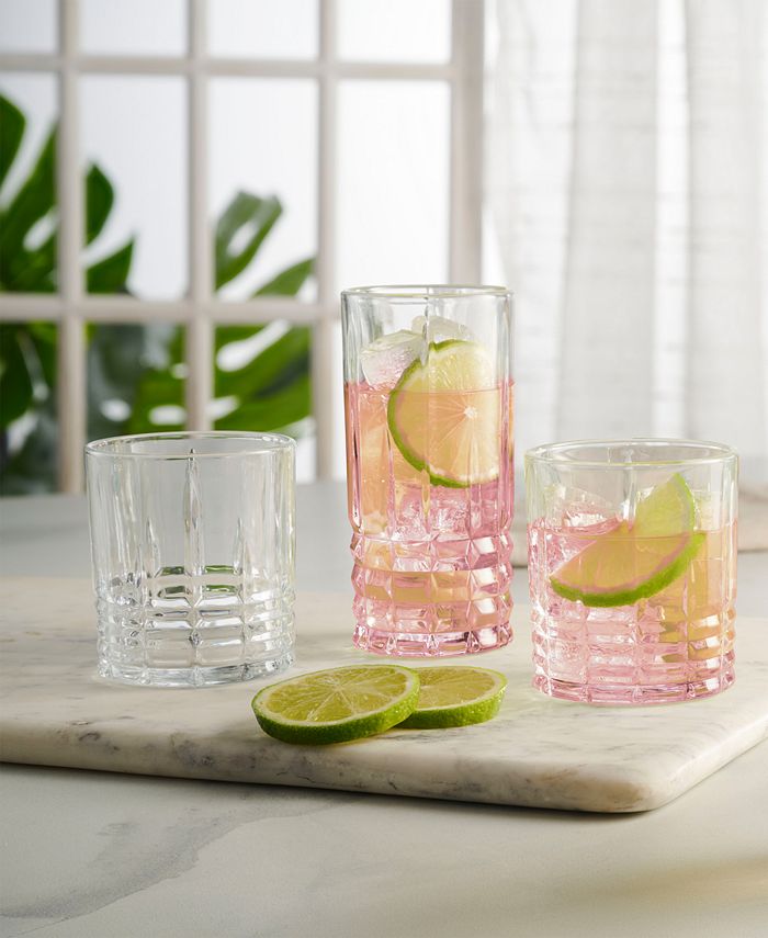 Cut Glass Cocktail Glasses, Set of 4