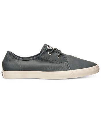 Converse Men s All Star Riff Leather Casual Sneakers from Finish