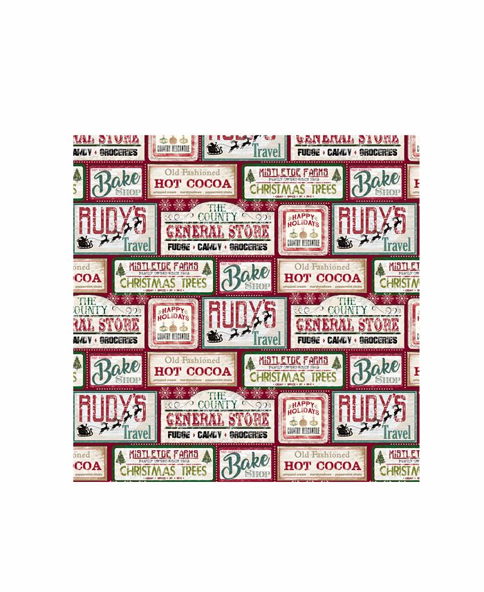 The Gift Wrap Company VintageLike Signs Jumbo Roll Wrapping Paper Macy's