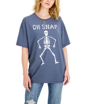 Grayson Threads Black - Juniors' Cotton Oh Snap Graphic T-Shirt