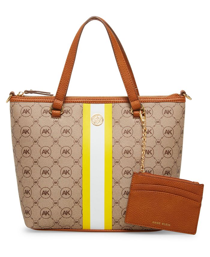 Anne klein top zip satchel clearance