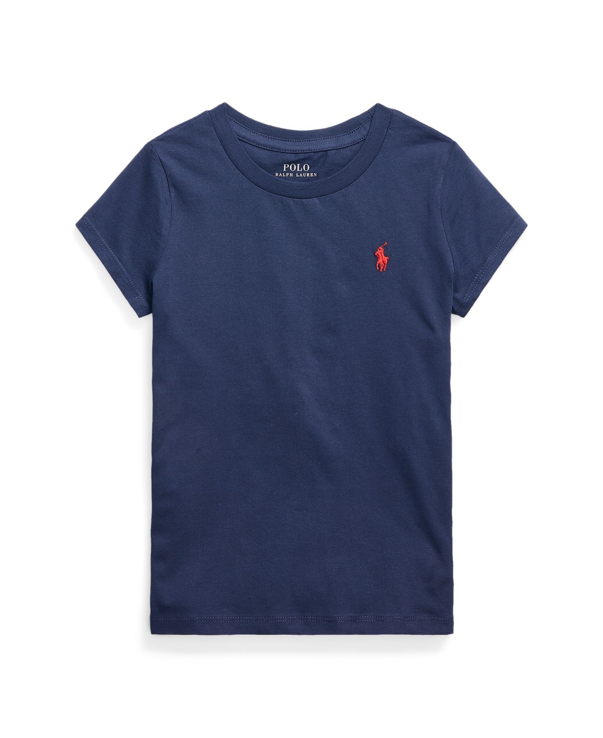 Polo Ralph Lauren Cotton Jersey Tee In Refined Navy