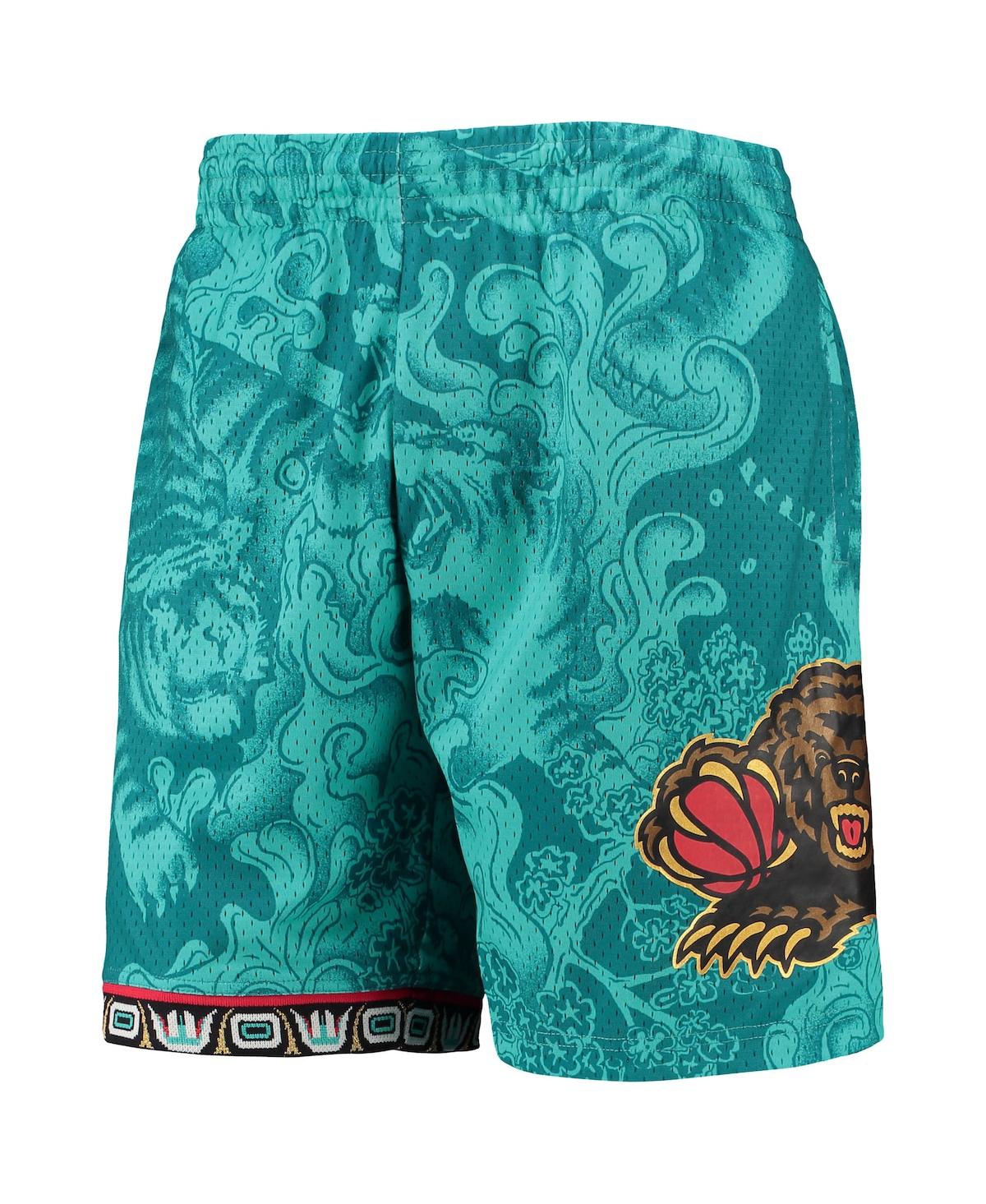 Mitchell & Ness Men's  Turquoise Vancouver Grizzlies Hardwood Classics Lunar New Year Swingman Shorts In Turquoise