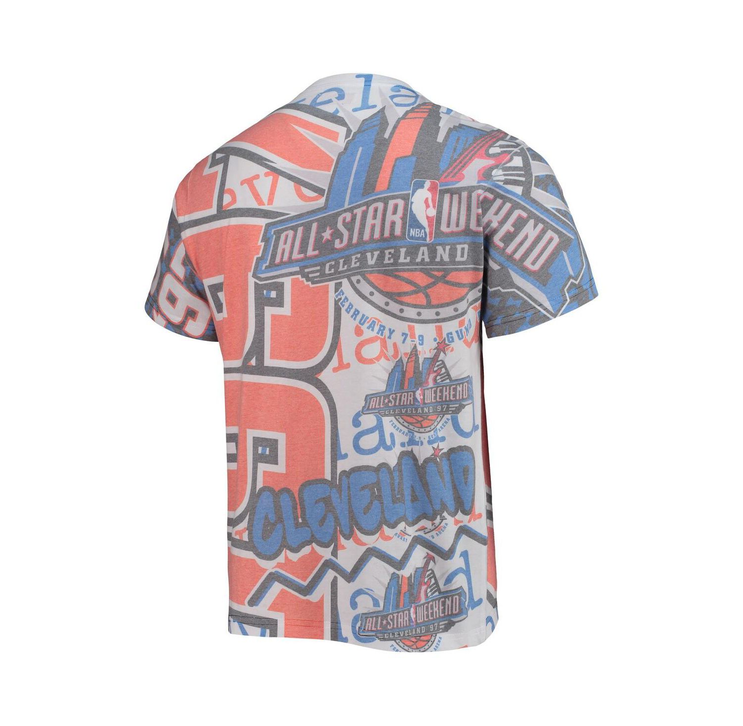 Men's White 1997 NBA All-Star Game Hardwood Classics Jumbotron T-shirt