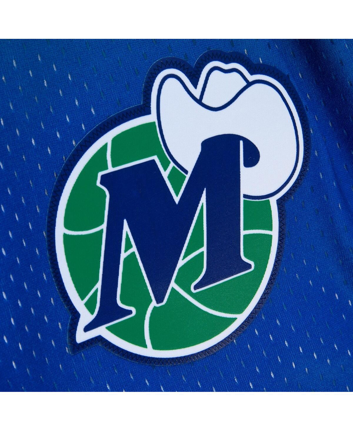 Men's Mitchell & Nessand Navy Dallas Mavericks 1998/99 Hardwood Classics Fadeaway Reload 3.0 Swingman Shorts - Green, Navy