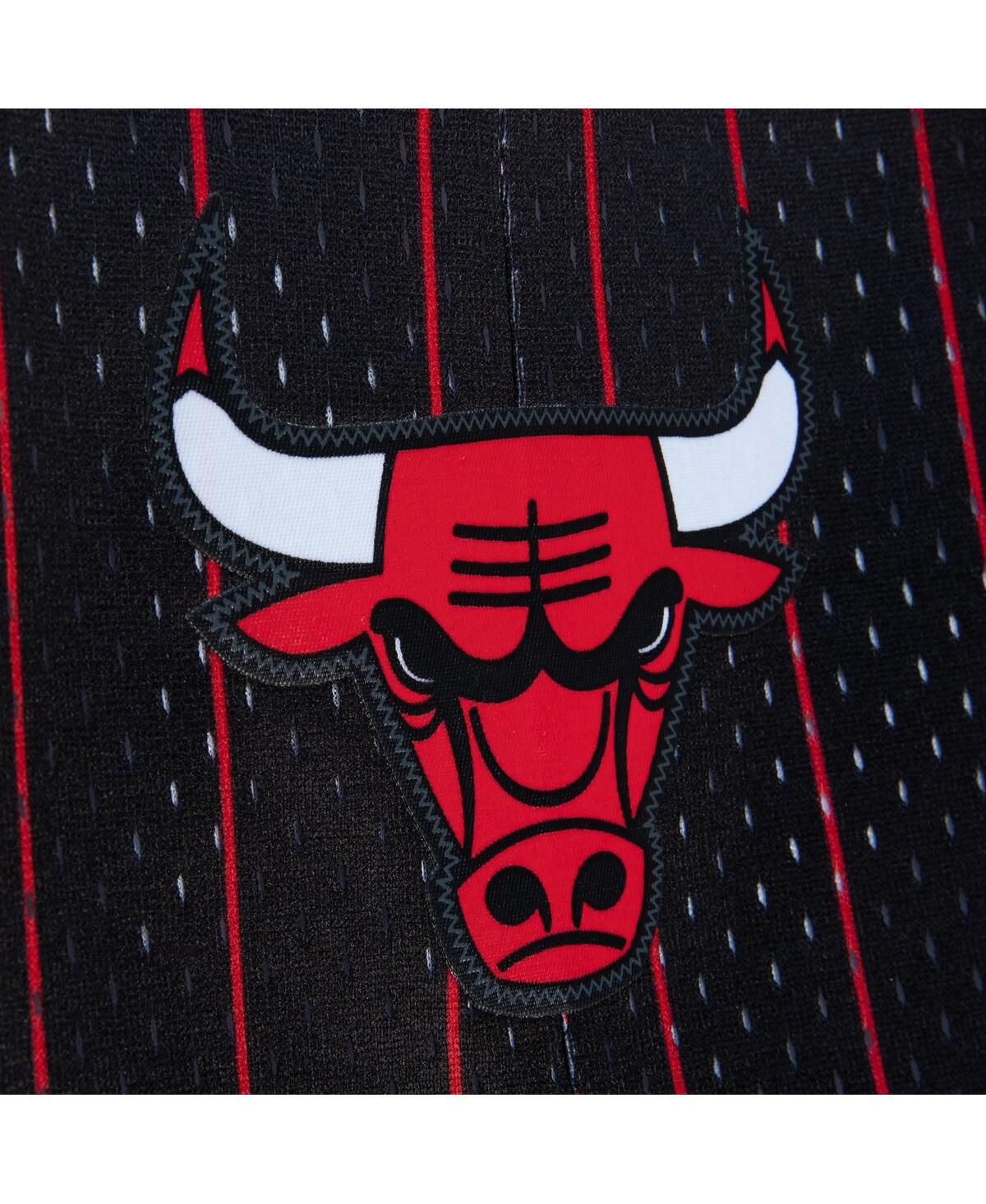 Mitchell & Ness Men's  Red And Black Chicago Bulls 1995/96 Hardwood Classics Fadeaway Reload 3.0 Swin In Red,black