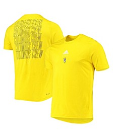 Men's Columbus Crew Gold Creator Club AEROREADY T-shirt