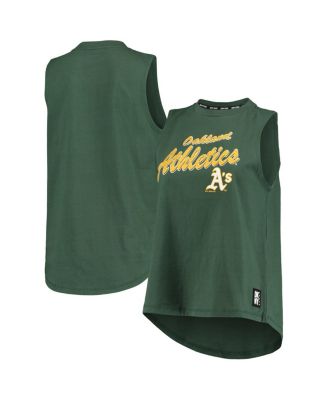 Women's Green Oakland Athletics Marcie Tank Top