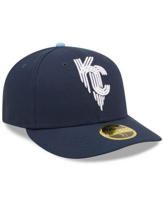 Men's Navy Kansas City Royals City Connect Low Profile 59FIFTY Fitted Hat