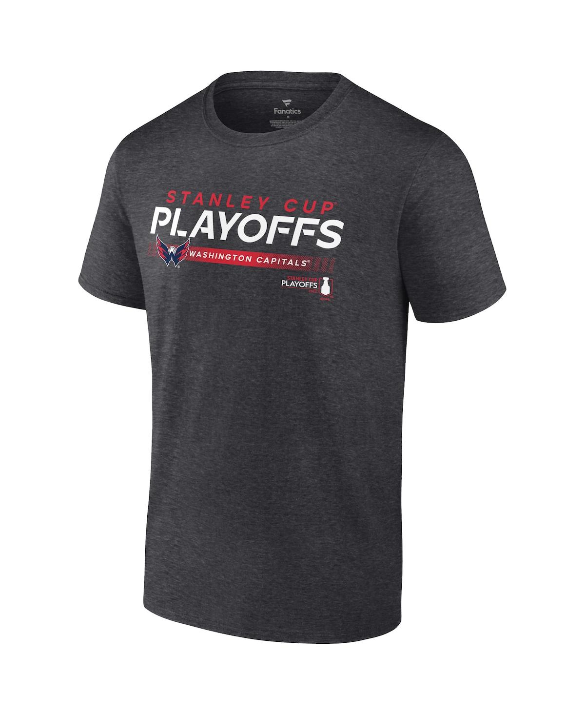 Men's FanaticsWashington Capitals 2022 Stanley Cup Playoffs Playmaker T-shirt - Charcoal