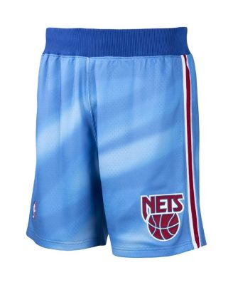 Men's Blue New Jersey Nets 1990/91 Hardwood Classics Authentic Shorts
