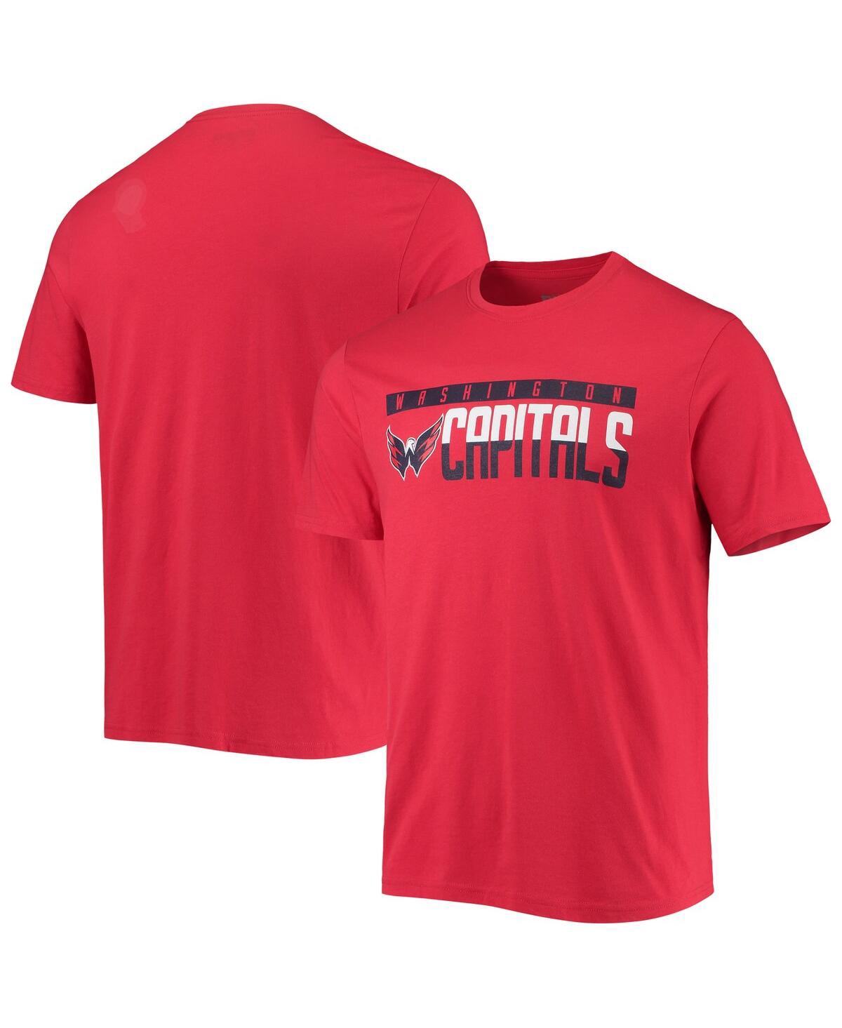 Men's LevelWear Red Washington Capitals Richmond Wordmark T-shirt - Red