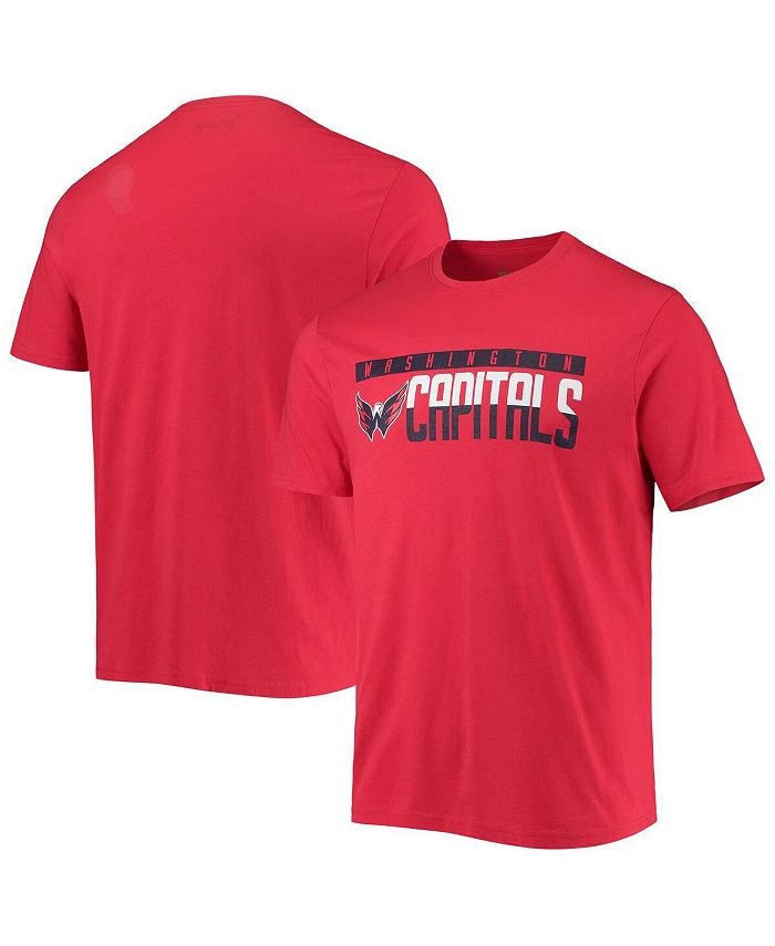 LevelWear Men's Red Washington Capitals Richmond Wordmark T-shirt - Macy's