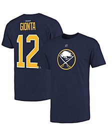 Men's Buffalo Sabres Brian Gionta Navy Name and Number T-shirt