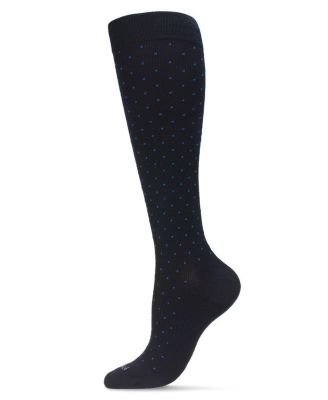 Men's Swiss Dot Cotton Compression Socks