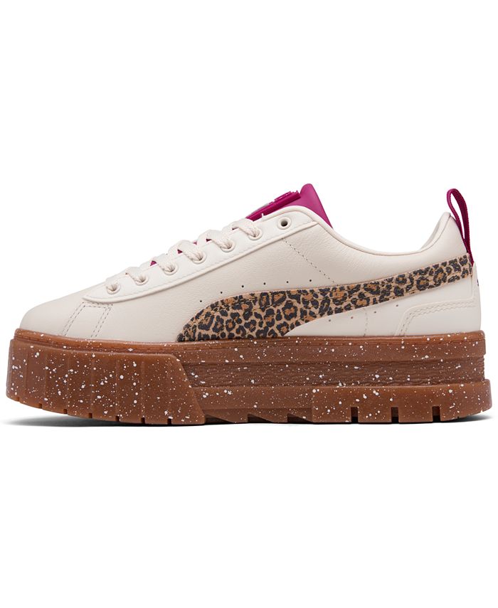 Puma Women's Mayze SE Leopard Print Casual Sneakers from Finish Line ...