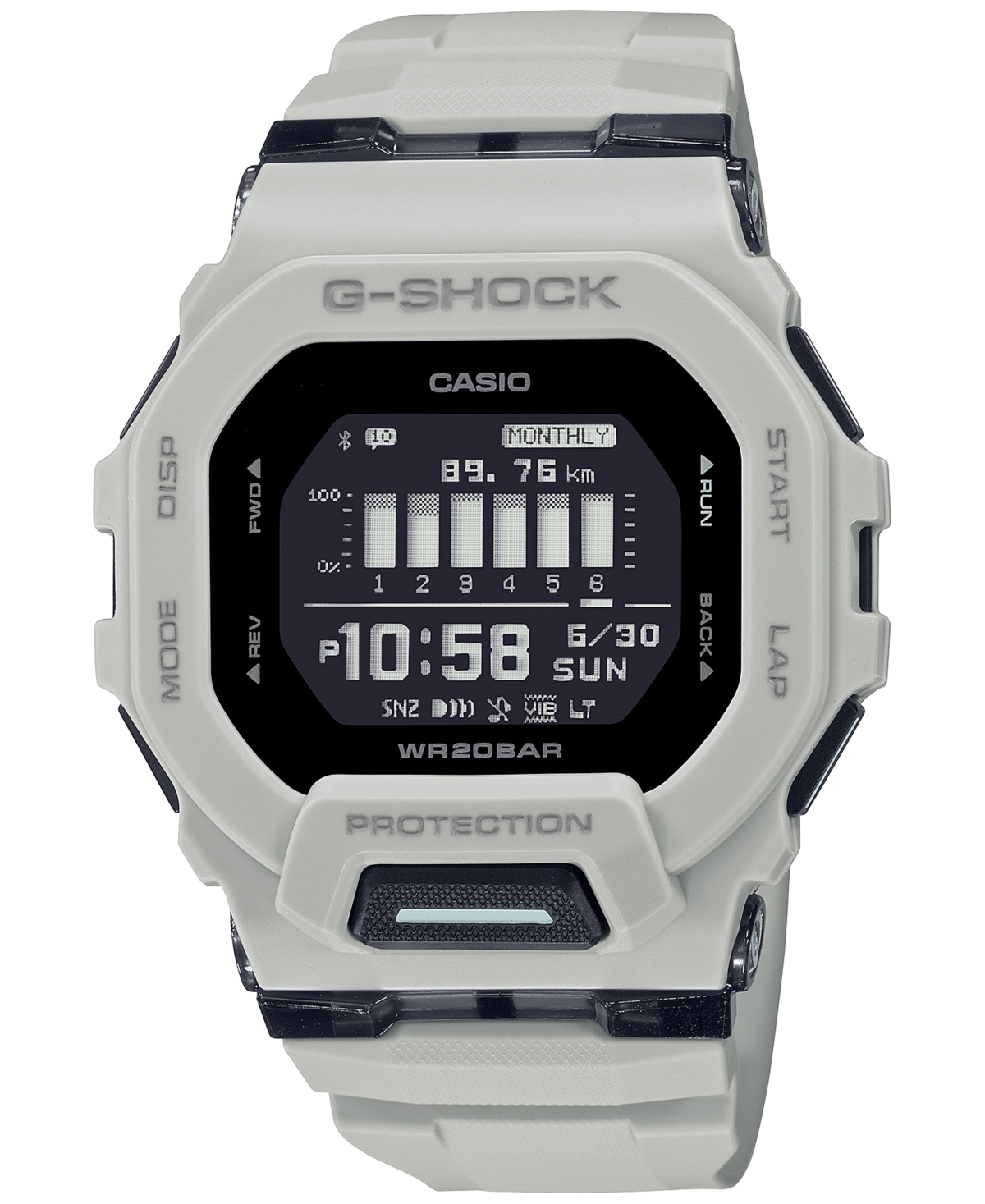 G-SHOCK G-SHOCK MEN'S DIGITAL TAN RESIN STRAP WATCH 46MM, GBD200UU-9