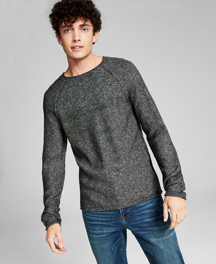 And Now This Men's Raglan Crewneck Sweater, Created for Macy's - Macy's